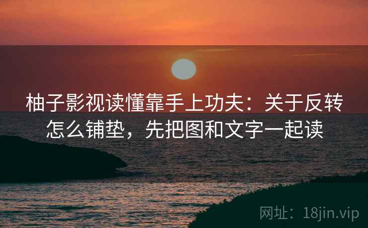 柚子影视读懂靠手上功夫:关于反转怎么铺垫,先把图和文字一起读 柚子影视读懂靠手上功夫:关于反转怎么铺垫,先把图和文字一起读